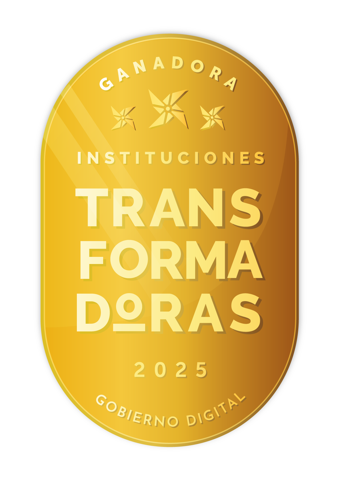 Sello premio Instituciones Transformadoras 2025